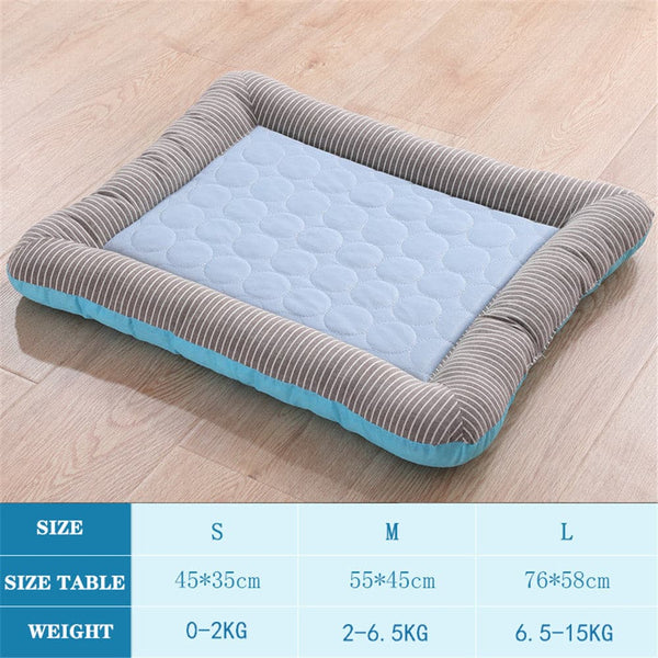 Cooling bed for pets