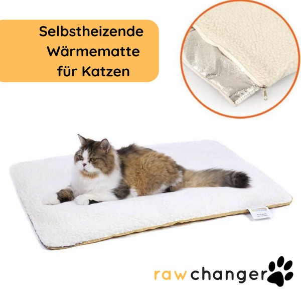 Self-heating heat mat / heat bed for cats
