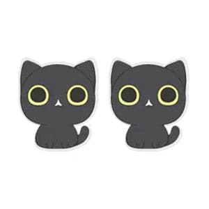 Cute cat earrings, stainless steel