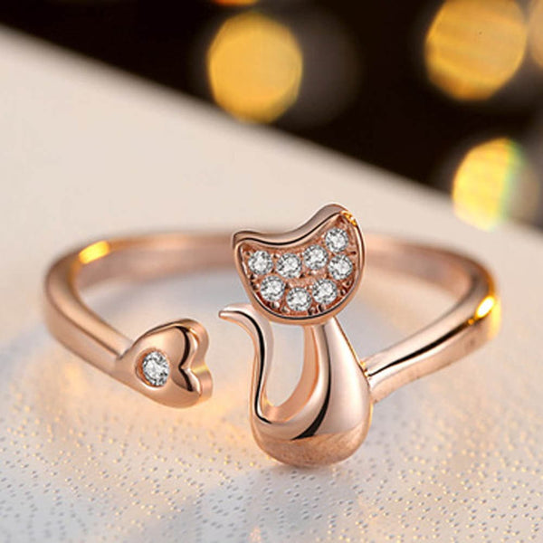 Cat-shaped ring 