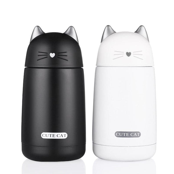 Cat stainless steel thermos mug 330ml 