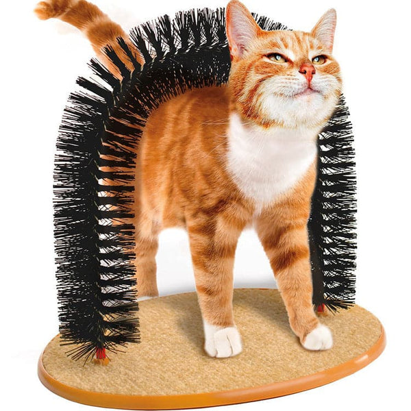 Massage/depilation bow for cats
